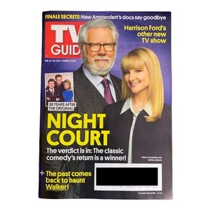 TV Guide Magazine January 16 29 2023 Night Court Harrison Ford New Amsterdam